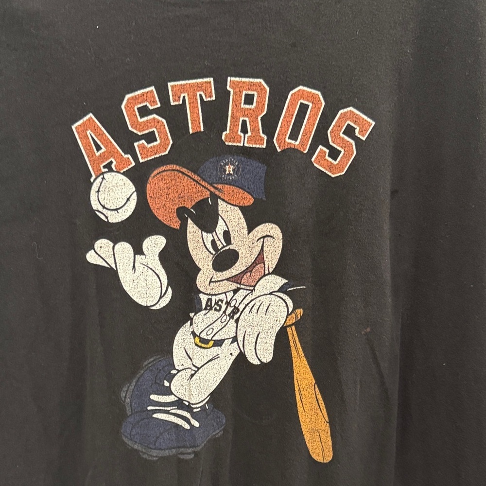 Vintage’ Black Astros Graphic T-Shirt XL - Picture 2 of 7